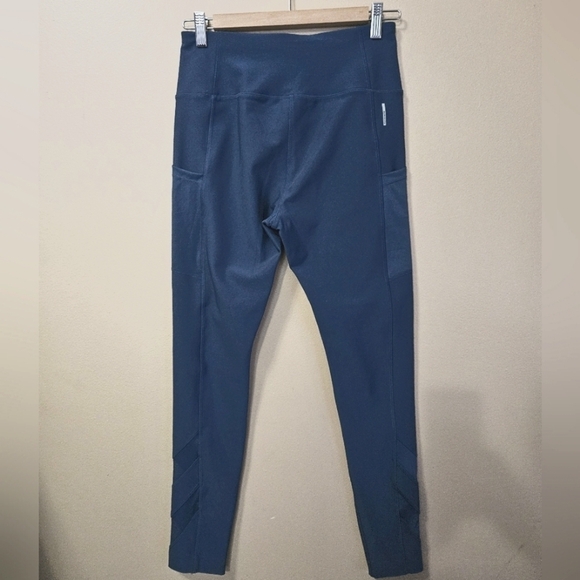 Mondetta Women's Size S Mesh Bottom Leggings Blue - Picture 2 of 5